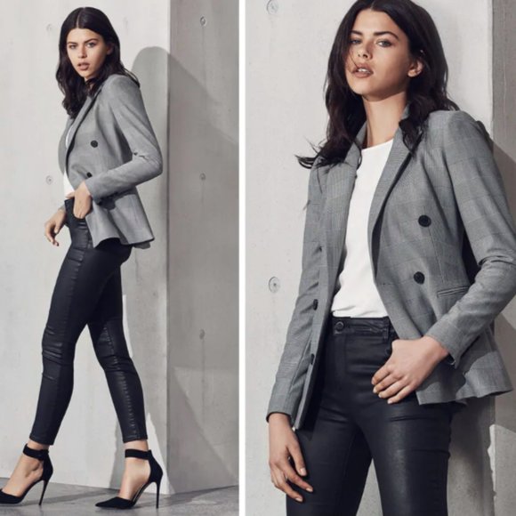 Gingham Checked Blazer - perfect for Fall/Winter - Picture 2 of 8